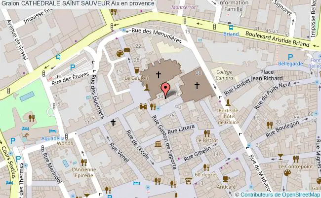 plan CathÉdrale Saint Sauveur Aix En Provence Aix en provence