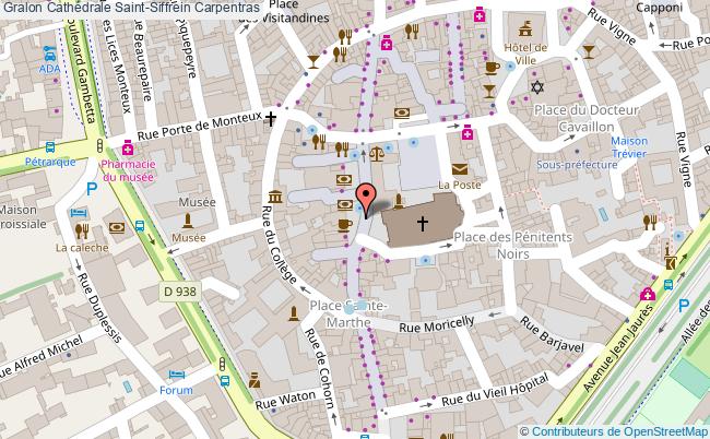 plan Cathédrale Saint-siffrein Carpentras Carpentras