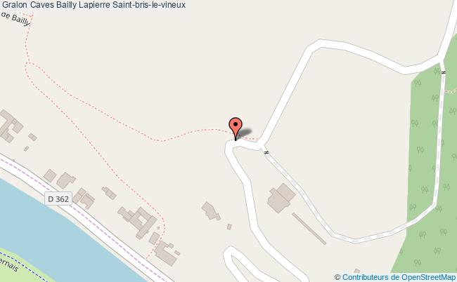 plan Caves Bailly Lapierre Saint-bris-le-vineux Saint-bris-le-vineux