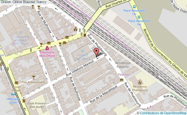 plan Céline Blaudez Nancy Nancy