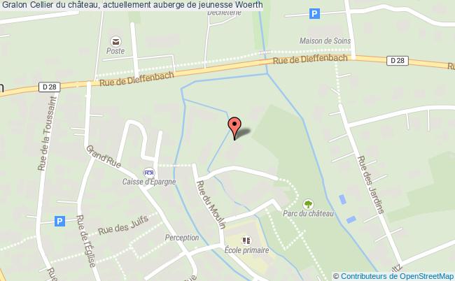 plan Cellier Du Château, Actuellement Auberge De Jeunesse Woerth Woerth