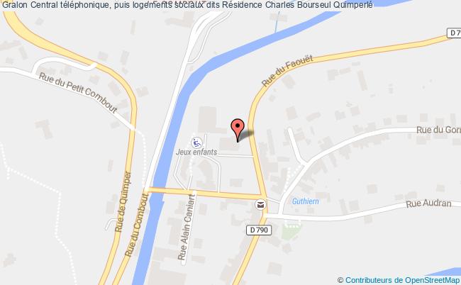 plan Central Téléphonique, Puis Logements Sociaux Dits Résidence Charles Bourseul Quimperlé Quimperlé