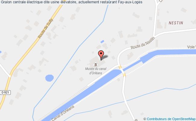 plan Centrale électrique Dite Usine élévatoire, Actuellement Restaurant Fay-aux-loges Fay-aux-Loges