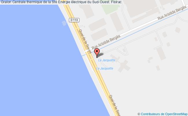 Centrale thermique de la Sté Energie électrique du Sud-Ouest.