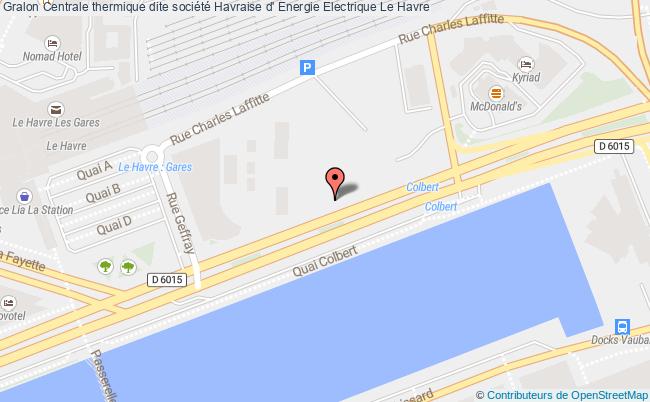 Centrale thermique dite société havraise d' energie electrique Le havre