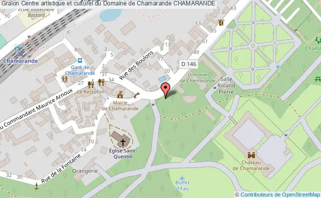 plan Centre Artistique Et Culturel Du Domaine De Chamarande Chamarande CHAMARANDE