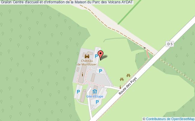 plan Centre D'accueil Et D'information De La Maison Du Parc Des Volcans Aydat AYDAT