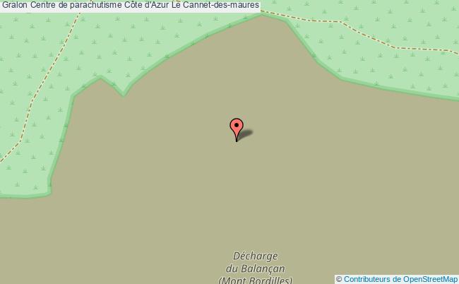 plan Centre De Parachutisme Côte D'azur Le Cannet-des-maures Le Cannet-des-maures