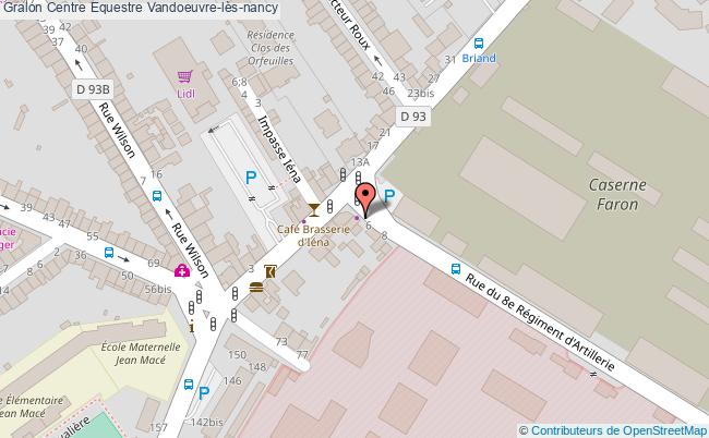 plan Centre Equestre Vandoeuvre-lès-nancy Vandoeuvre-lès-nancy