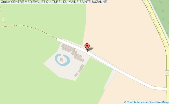 plan Centre Medieval Et Culturel Du Maine Sainte-suzanne SAINTE-SUZANNE