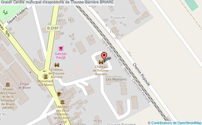 plan Centre Municipal D'expositions De Trousse-barrière Briare BRIARE