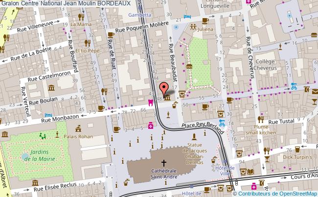 plan Centre National Jean Moulin Bordeaux BORDEAUX
