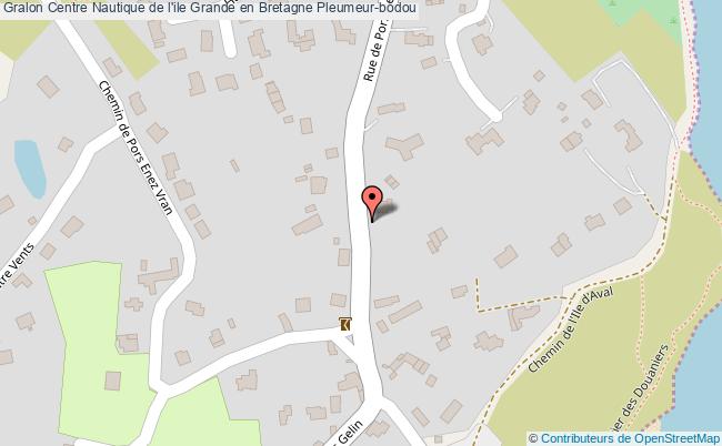 plan Centre Nautique De L'ile Grande En Bretagne Pleumeur-bodou Pleumeur-bodou