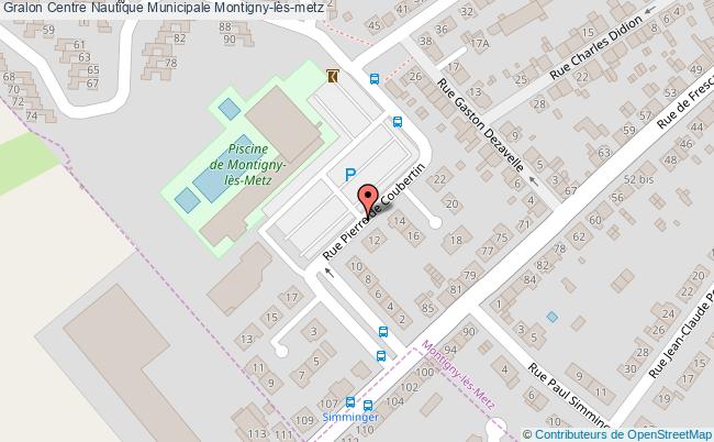 plan Centre Nautique Municipale Montigny-lès-metz Montigny-lès-metz