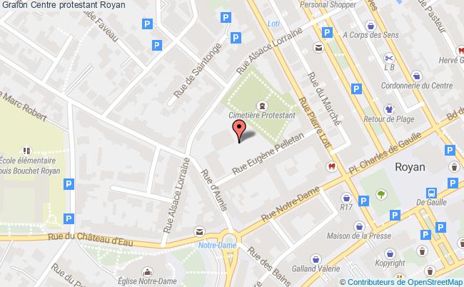 plan Centre Protestant Royan Royan