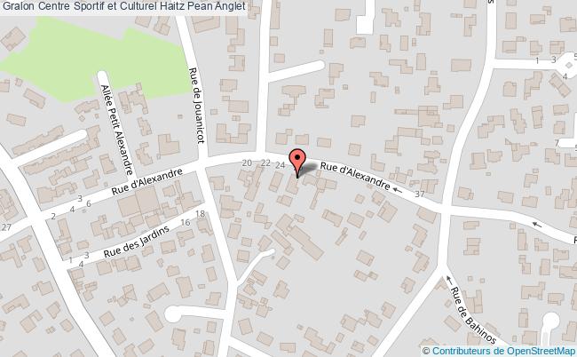 plan Centre Sportif Et Culturel Haitz Pean Anglet Anglet