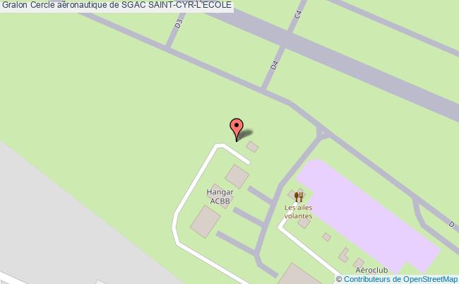 plan Cercle Aéronautique De Sgac Saint-cyr-l'ecole SAINT-CYR-L'ECOLE