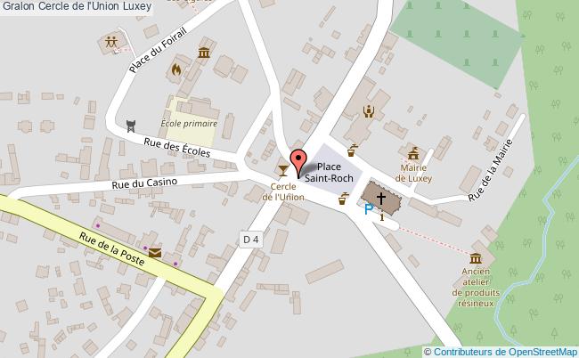 plan Cercle De L'union Luxey Luxey