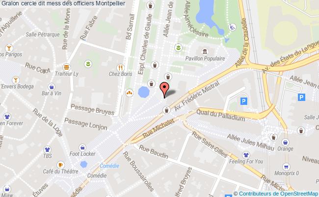 plan Cercle Dit Mess Des Officiers Montpellier Montpellier