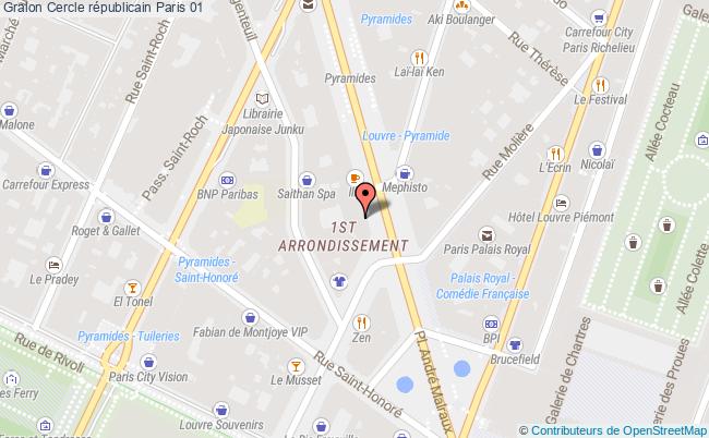 plan Cercle Républicain Paris 01 Paris 01