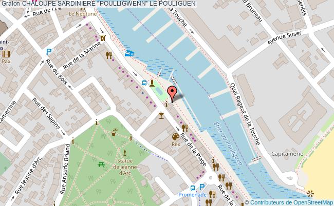 plan Chaloupe Sardiniere "poulligwenn" Le Pouliguen LE POULIGUEN