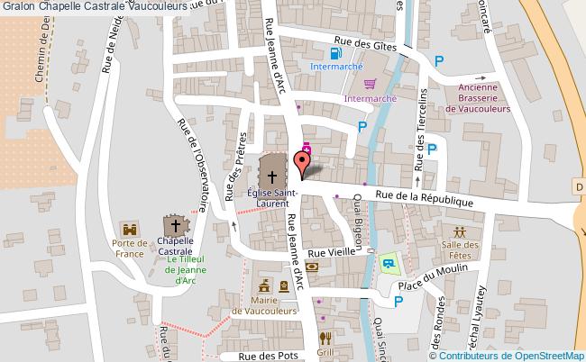 plan Chapelle Castrale Vaucouleurs Vaucouleurs