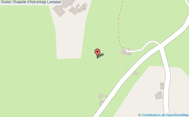 plan Chapelle D'azkonbegi Lantabat Lantabat