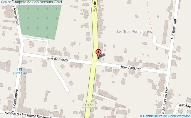 plan Chapelle De Bon Secours Givet Givet