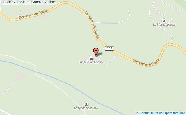 plan Chapelle De Corbiac Mosset Mosset