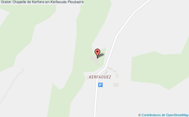 Chapelle de kerfonsenkerfaouës Ploubezre tourisme