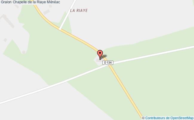 plan Chapelle De La Riaye Ménéac Ménéac