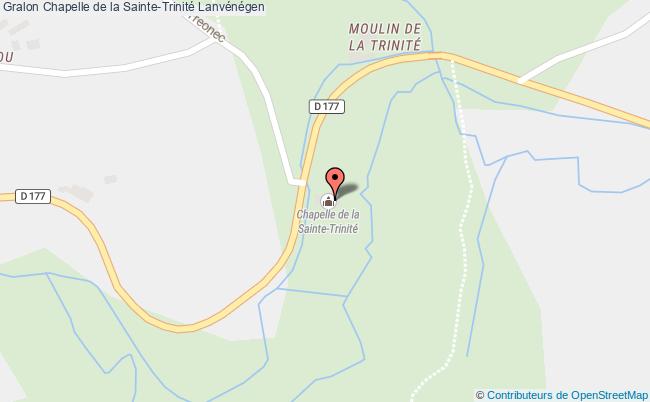 plan Chapelle De La Sainte-trinité Lanvénégen Lanvénégen