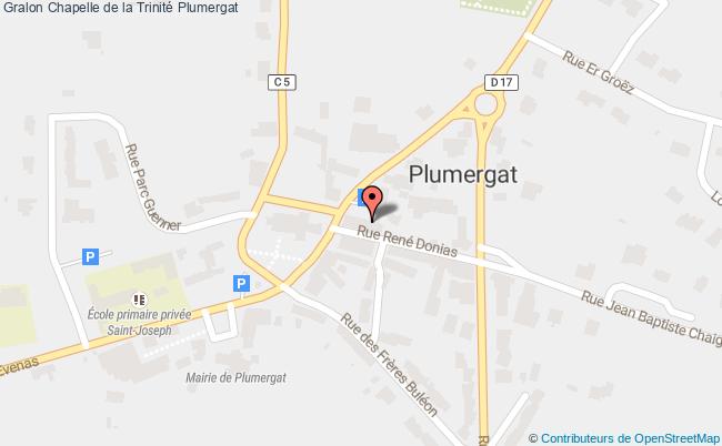 plan Chapelle De La Trinité Plumergat Plumergat