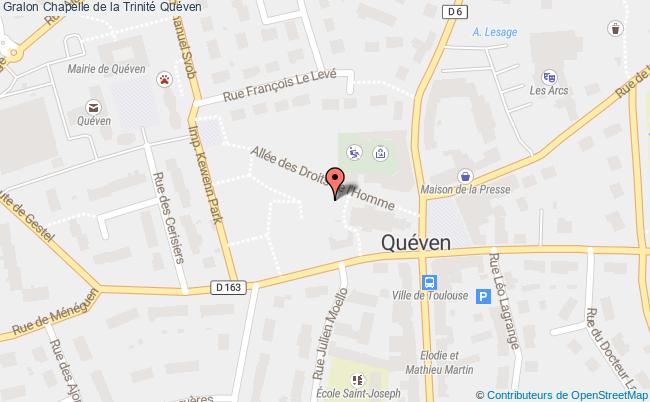 plan Chapelle De La Trinité Quéven Quéven