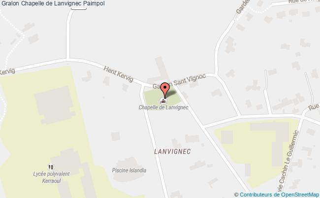 plan Chapelle De Lanvignec Paimpol Paimpol