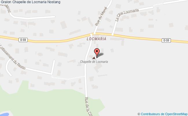 plan Chapelle De Locmaria Nostang Nostang