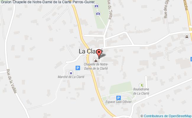 plan Chapelle De Notre-dame De La Clarté Perros-guirec Perros-Guirec