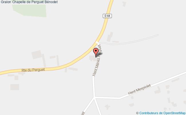 plan Chapelle De Perguet Bénodet Bénodet
