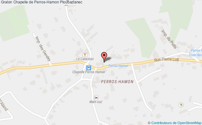 plan Chapelle De Perros-hamon Ploubazlanec Ploubazlanec