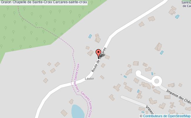 plan Chapelle De Sainte-croix Carcares-sainte-croix Carcares-sainte-croix