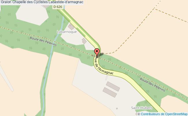 plan Chapelle Des Cyclistes Labastide-d'armagnac Labastide-d'armagnac