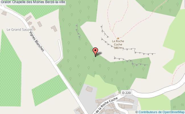 plan Chapelle Des Moines Berzé-la-ville Berzé-la-ville