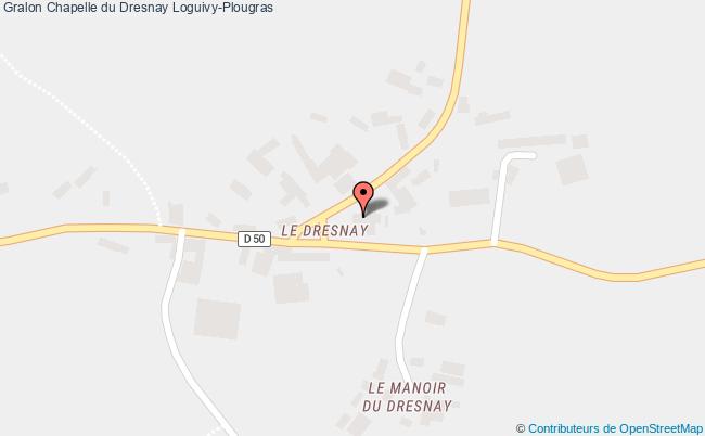 plan Chapelle Du Dresnay Loguivy-plougras Loguivy-Plougras
