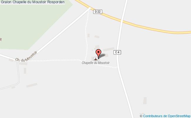 plan Chapelle Du Moustoir Rosporden Rosporden