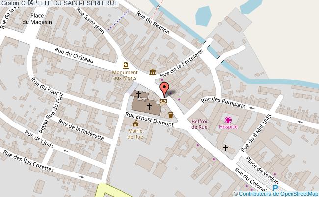 plan Chapelle Du Saint-esprit Rue RUE