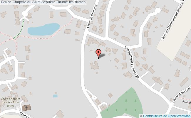 plan Chapelle Du Saint Sepulcre Baume-les-dames Baume-les-dames