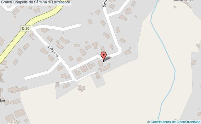 plan Chapelle Du Séminaire Larressore Larressore