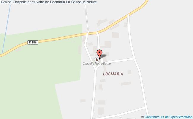 plan Chapelle Et Calvaire De Locmaria La Chapelle-neuve La Chapelle-Neuve