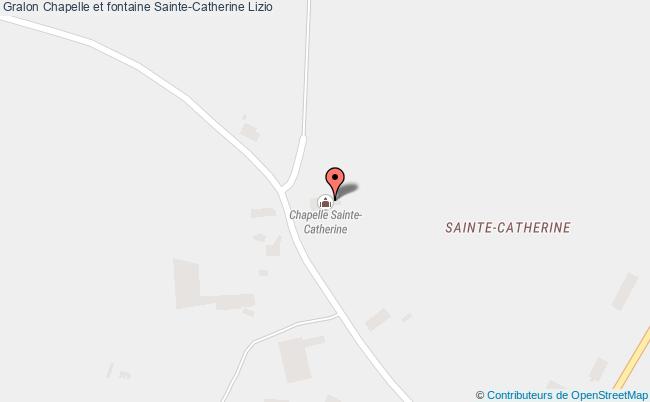 plan Chapelle Et Fontaine Sainte-catherine Lizio Lizio
