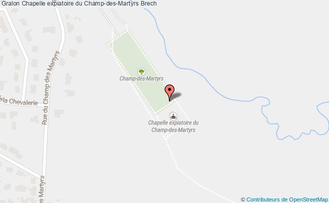 plan Chapelle Expiatoire Du Champ-des-martyrs Brech Brech